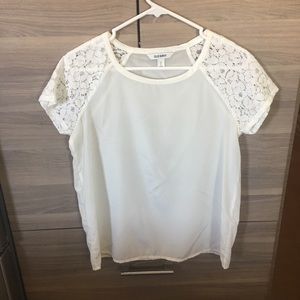 4 for $15 Eligible!!  White Blouse